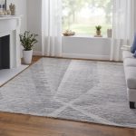 Brighton Modern Abstract, Ivory/Taupe/Silver