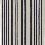 Maguire Transitional Abstract, Ivory/Black