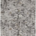 Vancouver Modern Abstract, Ivory/Gray/Brown