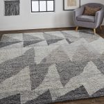 Alford Modern Geometric, Ivory/Gray/Taupe