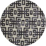 Lorrain Modern Geometric, Tan/Black