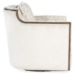 Oakley Exposed Wood Swivel Chair