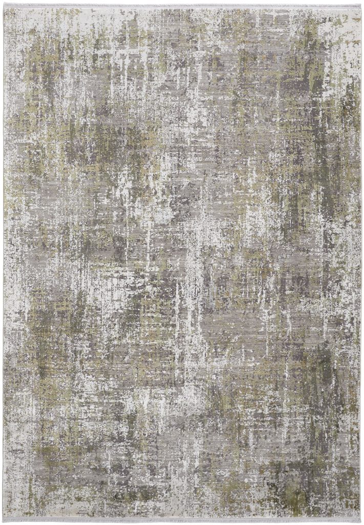 Cadiz Modern Abstract, Green/Gray/Ivory