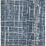 Colton Modern Abstract, Blue/Ivory