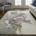 Dafney Transitional Floral & Botanical, Purple/Pink/Green