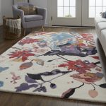 Dafney Transitional Floral & Botanical, Red/Blue/Purple