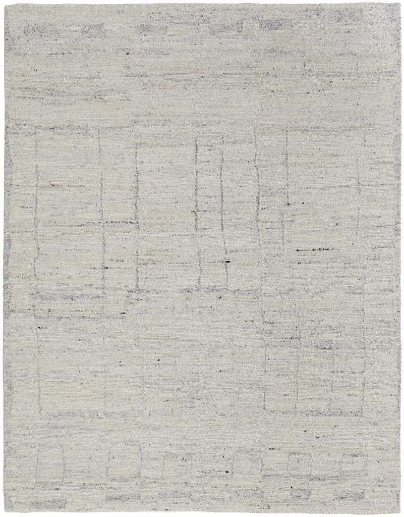 Navaro Modern Distressed, Ivory/Gray/Blue