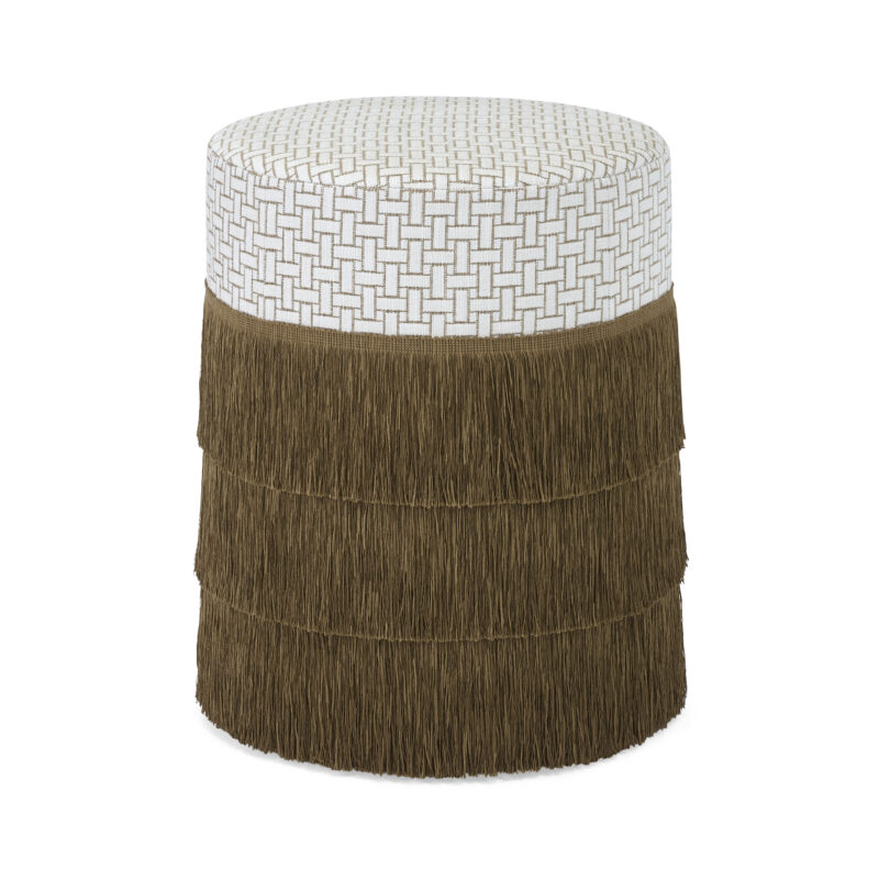 Westby Cylinder Swivel Ottoman