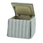 Lily Skirted Storage Ottoman