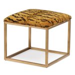 Lark Brass Ottoman