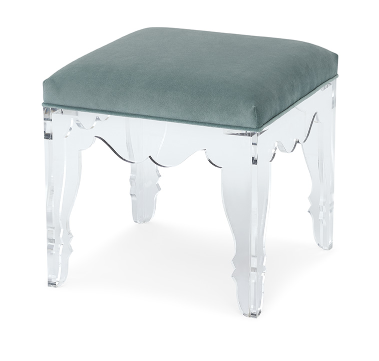 Peek Acrylic Ottoman