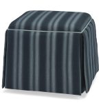 Lily Skirted Ottoman