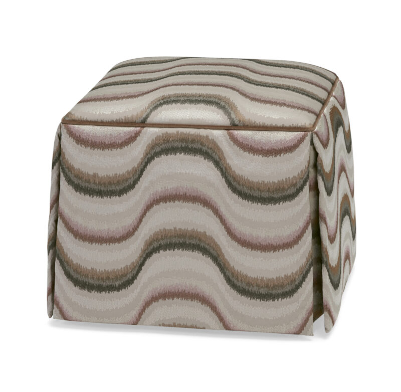 Lily Skirted Ottoman
