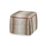 Lily Skirted Storage Ottoman
