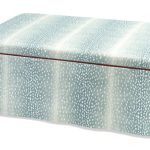 Lily Large Rectangular Skirted Ottoman