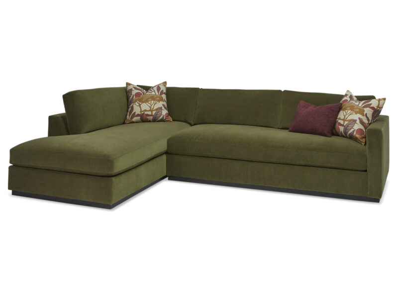Slim Plush Sectional