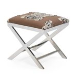 Anya Chrome Ottoman