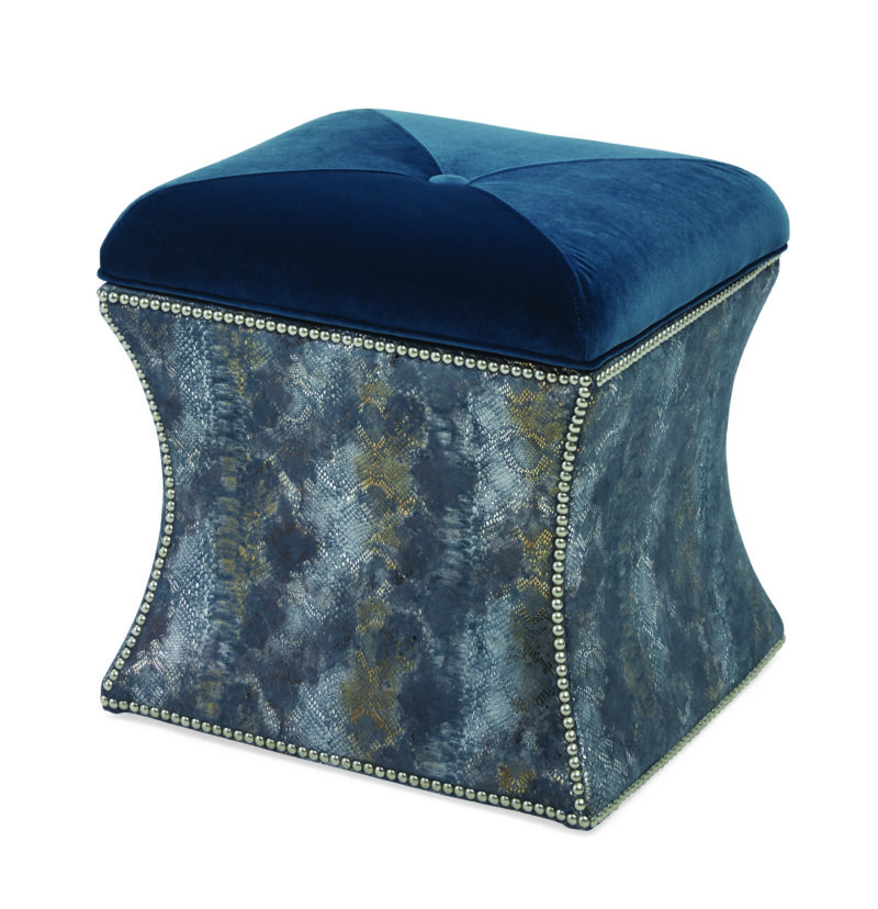 Leda Mitered Storage Ottoman