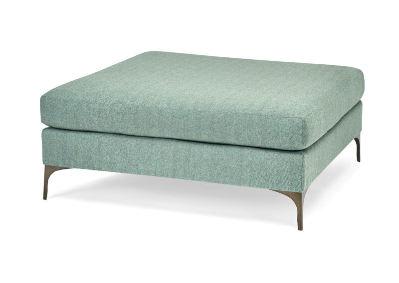 Lauren Bronze Square Ottoman