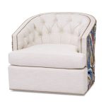 Bardot Tufted Swivel Chair