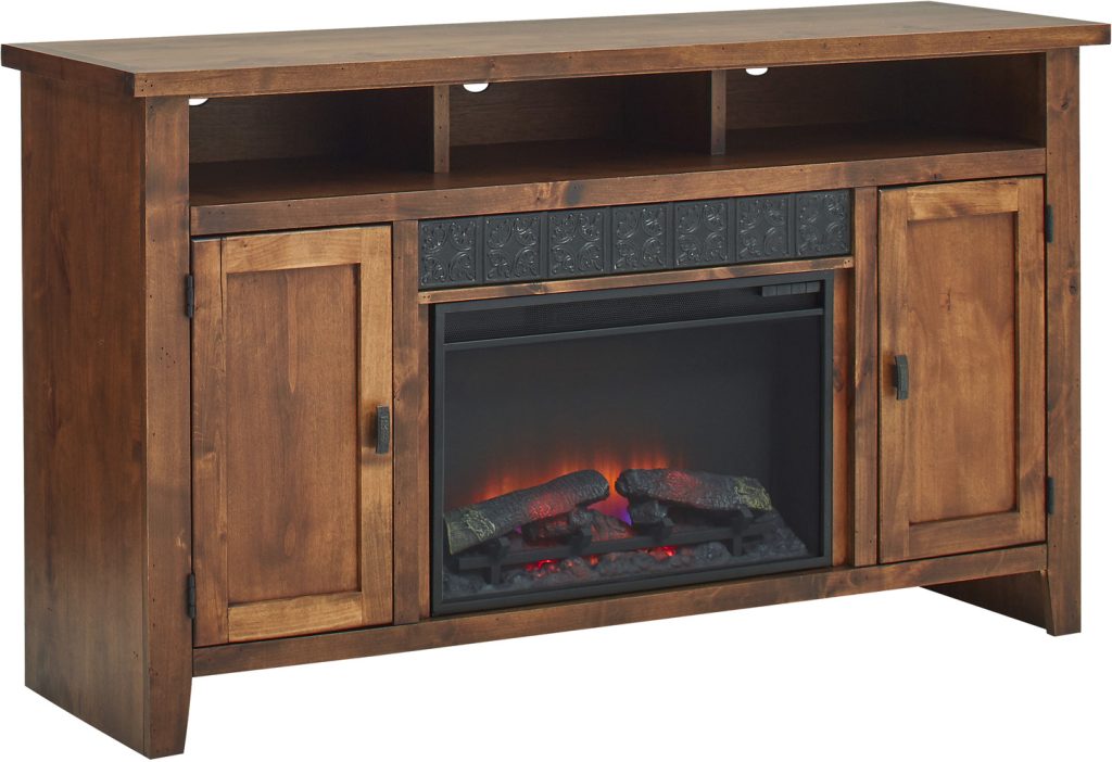 63" Fireplace Console