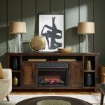 84" Fireplace Console