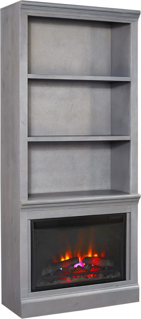 74" Fireplace Display Case