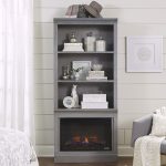 74" Fireplace Display Case