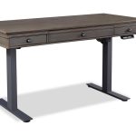 Adj. Desk Base - Black