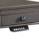 Adj. Desk Base - Black