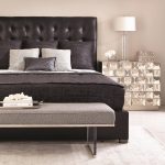 Avery Leather Panel Bed King (54.50" H)