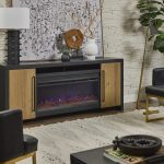 77" Fireplace Console w/ 42" Insert