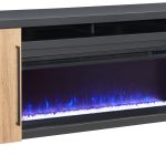 77" Fireplace Console w/ 42" Insert