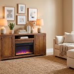 66" Fireplace Console