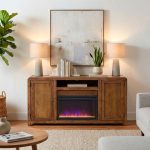 66" Fireplace Console