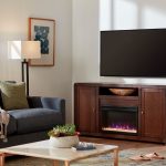 66" Fireplace Console