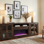 96" Fireplace Console