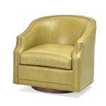 Carly Wood Swivel Chair