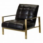 Arlo Tufted Brass Chair