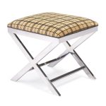 Anya Chrome Ottoman