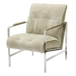 Jada Tufted Chrome Chair