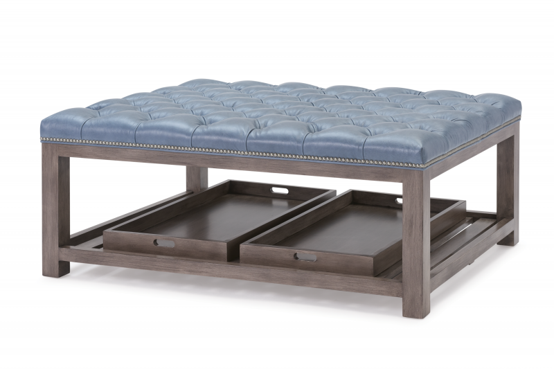 Rand Rectangular Tufted Ottoman
