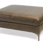 Lauren Bronze Square Ottoman