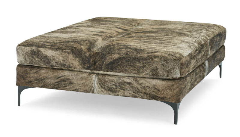 Lauren Iron Square Ottoman