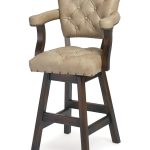Clint Tufted Swivel Bar Stool