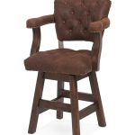 Clint Tufted Swivel Counter Stool
