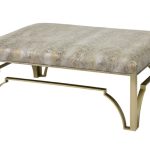 Cyra Brass Ottoman
