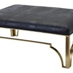 Cyra Brass Ottoman