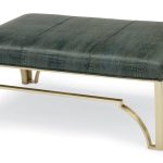Cyra Brass Ottoman