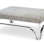 Cyra Chrome Ottoman